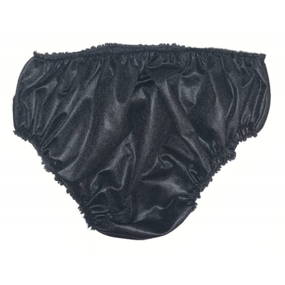 Damskie/męskie czarne majtki unisex XL – 10 szt.
