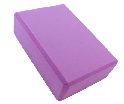 Piankowa kostka do jogi – fioletowa