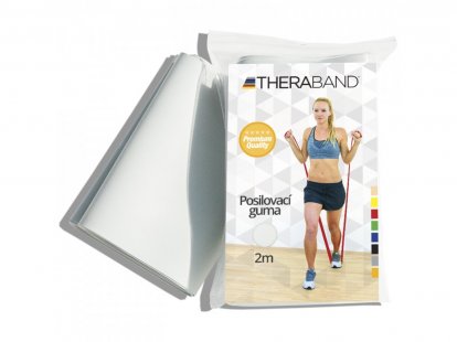 THERA-BAND Opaska wzmacniająca 2 m, srebrna, super mocna