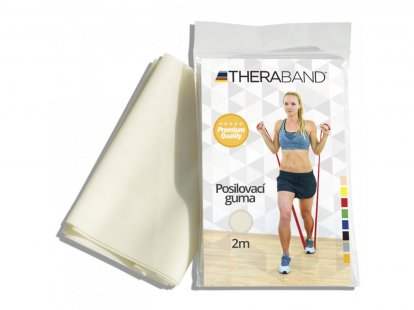 THERA-BAND Guma wzmacniająca 2 m, beżowa, bardzo słaba