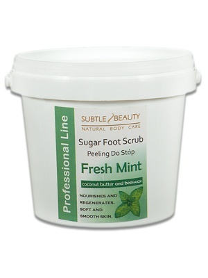 Peeling cukrowy mentolowy do stóp - 1kg