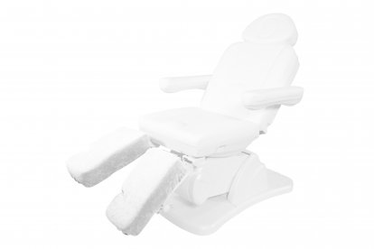 Pokrowiec frotte na dolną część foteli do pedicure – para – A3 – biały