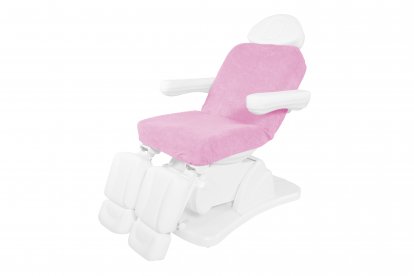 Pokrowiec frotte na oparcie i siedzisko foteli do pedicure A6 - różowy