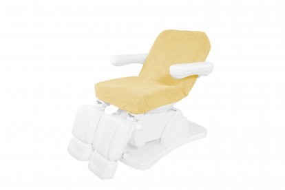 Pokrowiec frotte na siedzisko i oparcie foteli do pedicure A6 - żółty