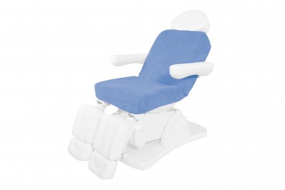 Pokrowiec frotte na oparcie i siedzisko foteli do pedicure A6 - niebieski