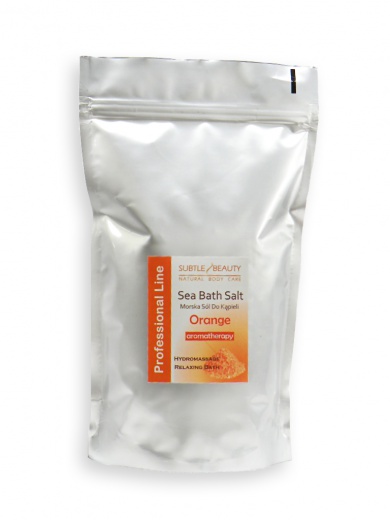Sól morska do kąpieli - 1kg - pomarańcza