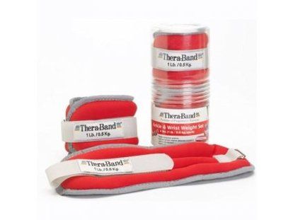 THERA-BAND zestaw ciężarków treningowych 450g, kolor czerwony