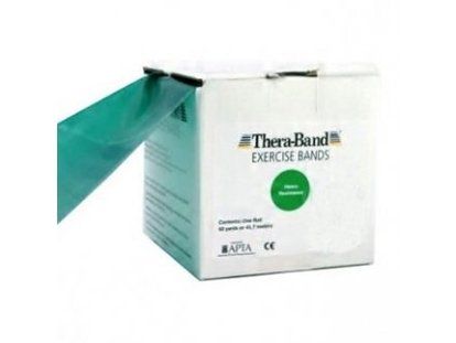 Guma wzmacniająca THERA-BAND 45,5 m, zielona, mocna