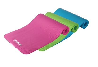 LIVEUP Yoga NBR Karimata 180 x 60 x 1,2cm – zielona