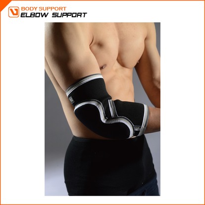 LIVEUP Bandaż na łokieć z wyściółką LS5752 – czarny – L/XL