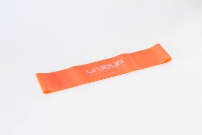 LIVEUP Guma do ćwiczeń aerobik LS3650CO 500x50 x 0,4mm – pomarańczowa