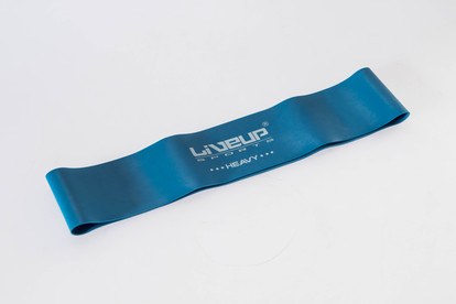 LIVEUP Guma do ćwiczeń aerobik LS3650CM 500x50 x 0,8mm – niebieska
