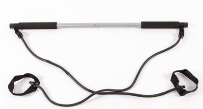 LIVEUP Drążek do ćwiczeń z gumami, 93 cm