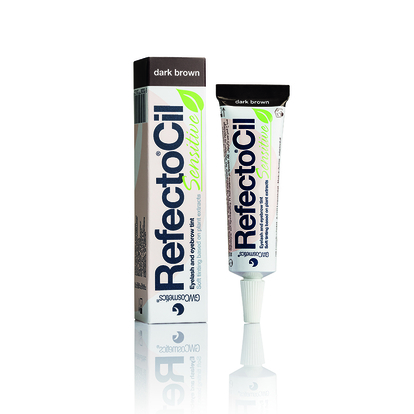 RefectoCil Sensitive – farba do rzęs i brwi – ciemny brąz