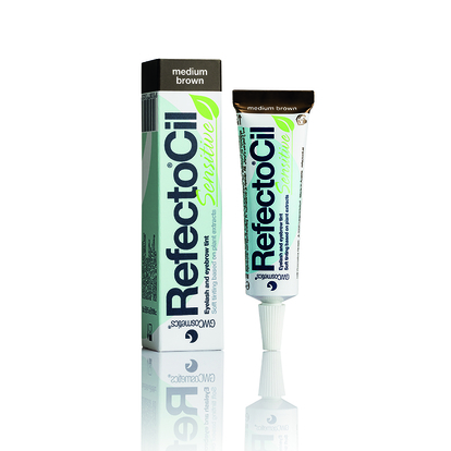 RefectoCil Sensitive – farba do rzęs i brwi – średni brąz